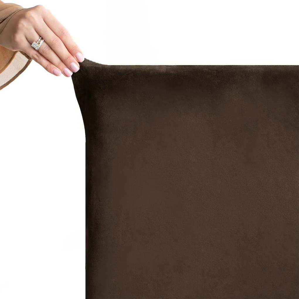 Restilo Husă pentru scaun Sento maro închis, 48 x48 x 58 + 10 cm, set de 4 bucăți