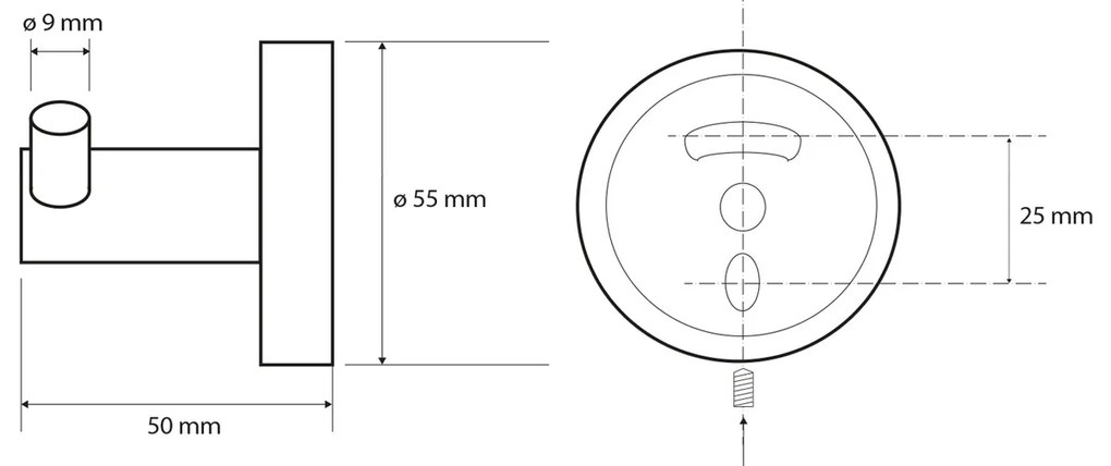 SAPHO XB203 X-Round negru cârlig dublu, negru