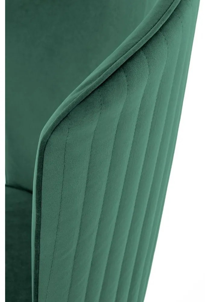 Scaun de bucaterie Dio, verde/negru