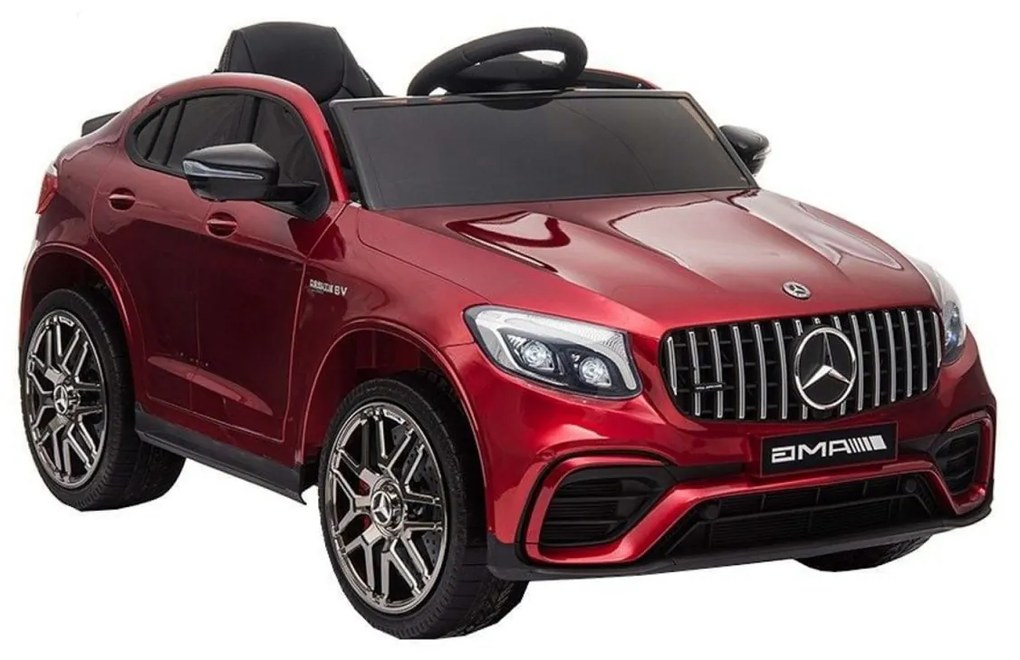 Masinuta Electrica cu acumulator pentru copii NOVOKIDS™ Mercedes AMG GLC 63 , Roti din Cauciuc EVA, 3-8 ani , usi cu deschidere , Baterie12V, 2