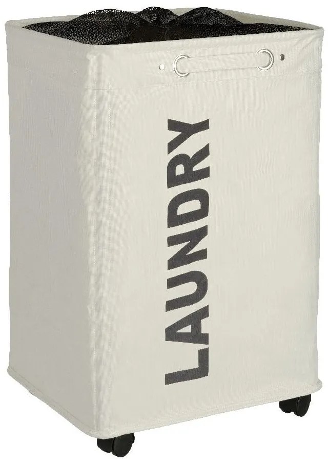 Coș de rufe Wenko Quadro, bej, 79,2 l