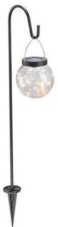 Lampa solara pentru gradina, 20 LED-uri, 75 cm, Rigel