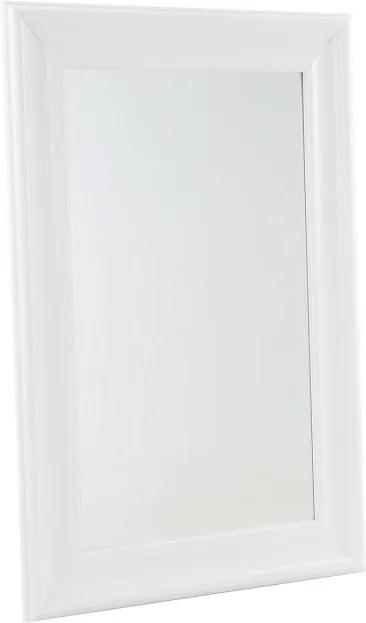 Oglinda de perete LUNEL, alba, 90 x 60 x 2 cm