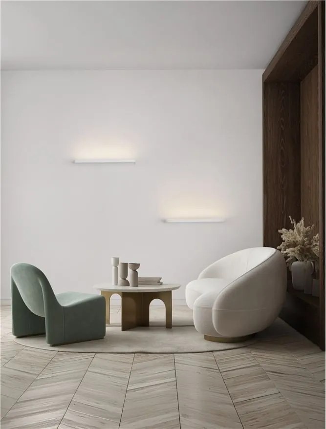 Aplica LED stil ambiental PABLO alba L-40cm, NVL-9060258