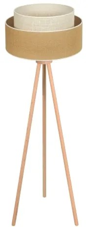 Lampadar YUTE Duolla BOHO 1xE27/15W/230V d. 45 cm maro/crem