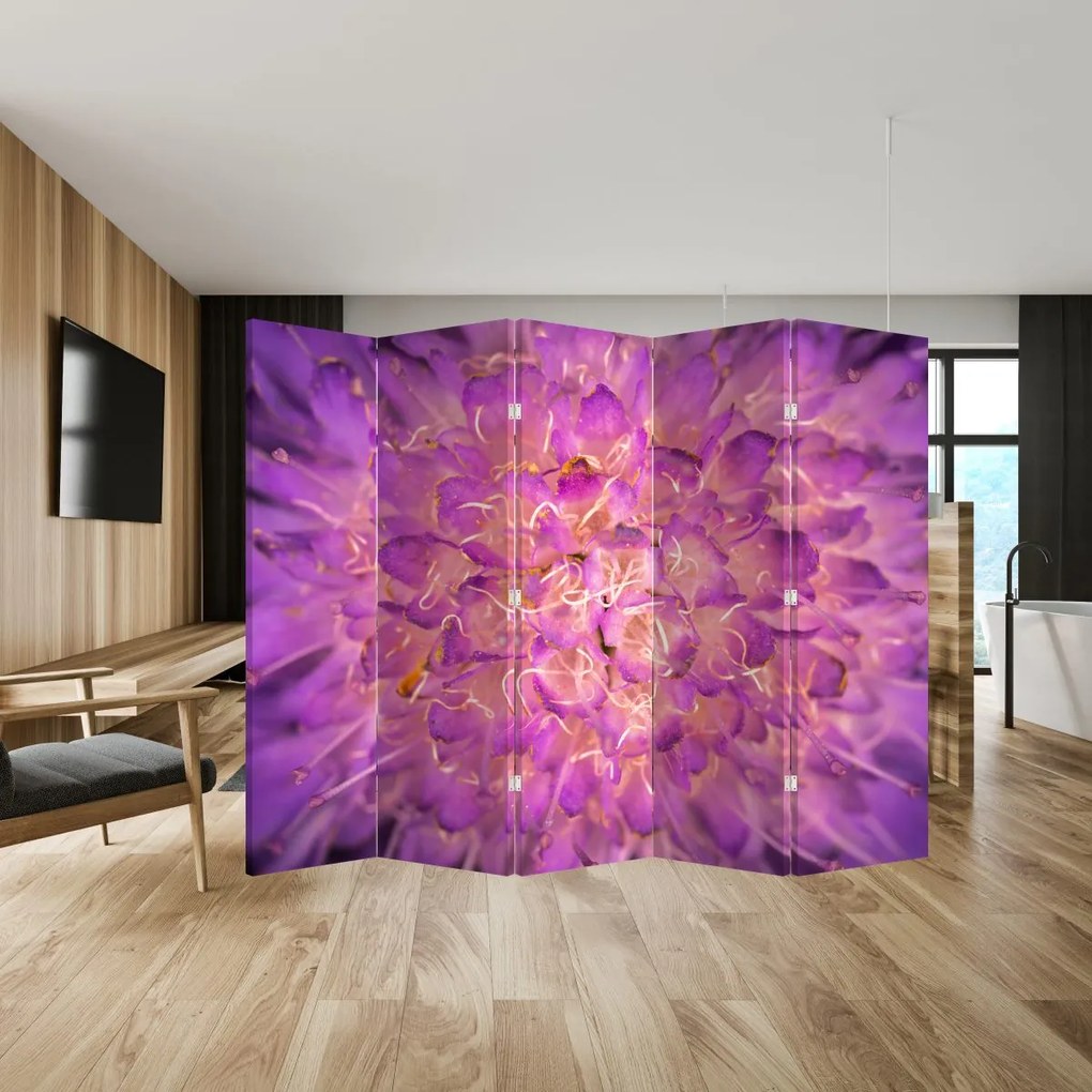 Paravan - Floare detailat (210x170 cm)
