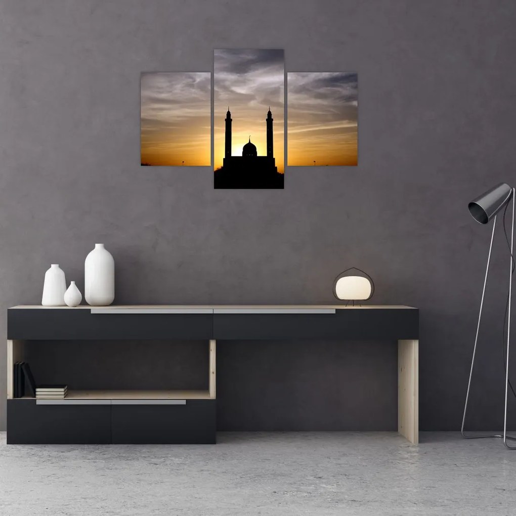 Tablou cu obiect istoric (90x60 cm)