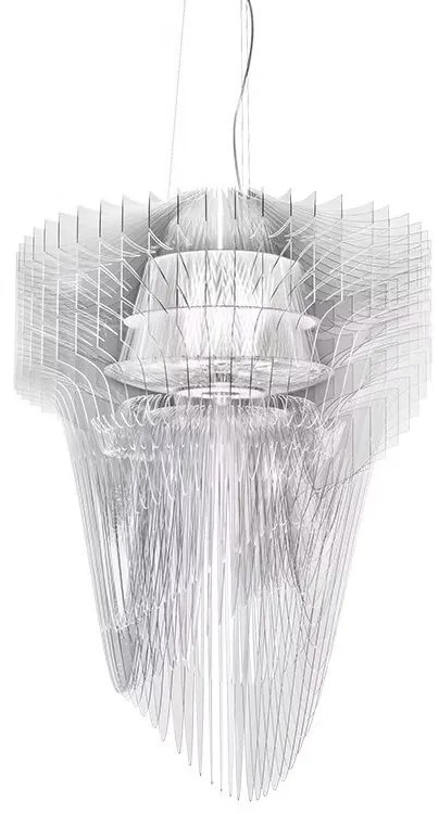 Lustra design Art Deco realizata manual Aria Medium Transparent