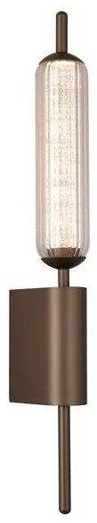 Aplica LED metal latte sticla decorativa Cattail