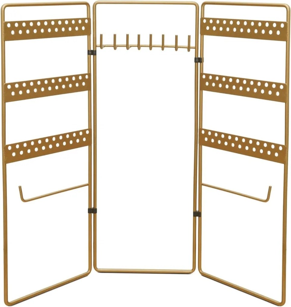 Suport bijuterii 241358, auriu, metal, 45x40 cm