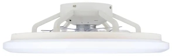 Plafonieră LED dimabilă cu ventilator Lucci Air 513200 OSLO LED/20W/230V alb + telecomandă