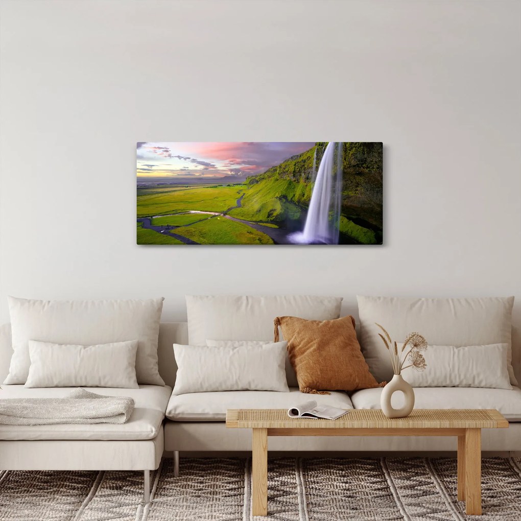 Tablou cu cascade (120x50 cm)