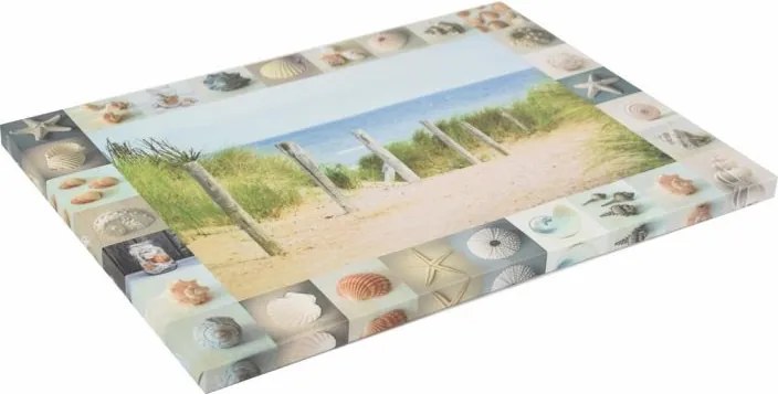 Pictură pe perete Calea spre plajă, LED cu cronometru, 30 x