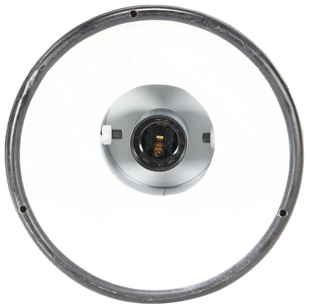 Lampa suspendata industriala, negru, 19 cm, 25 W, E27, rotund Negru,    19 cm, 1