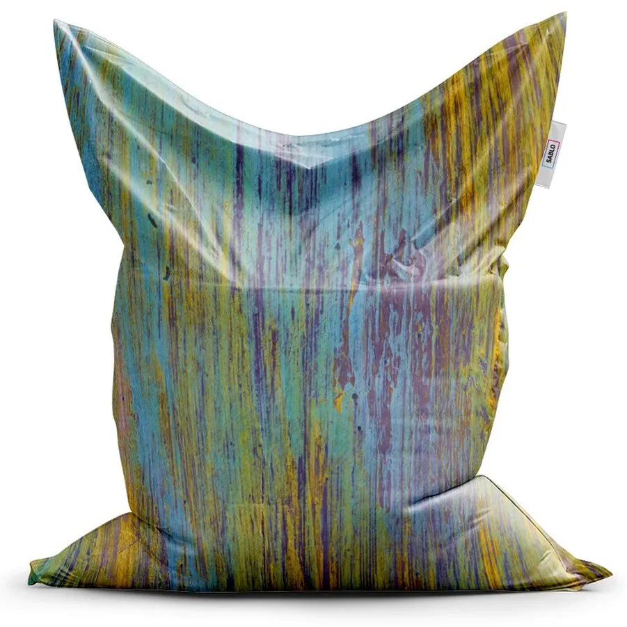 Sac de șezut Classic abstracție din lemn - pentru copii, colorat