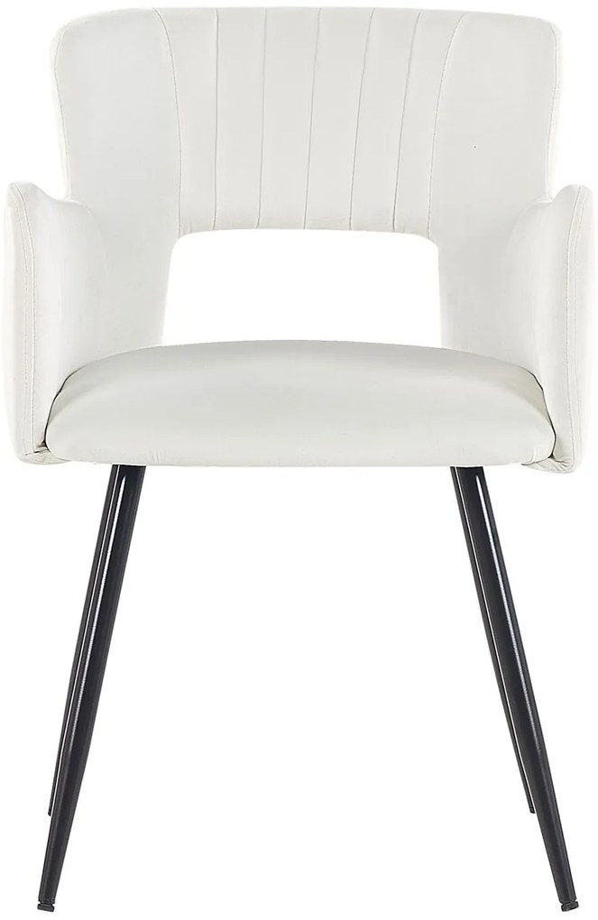 Set 2 buc scaune de sufragerie Shelba (alb) . 1075764