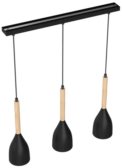 Lustră pe cablu MUZA 3xE27/60W/230V