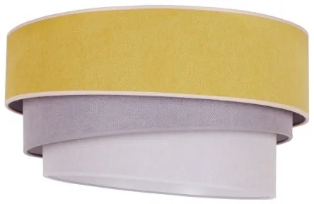 Duolla - Plafonieră TRIO 1xE27/15W/230V d. 45 cm galben/gri/alb