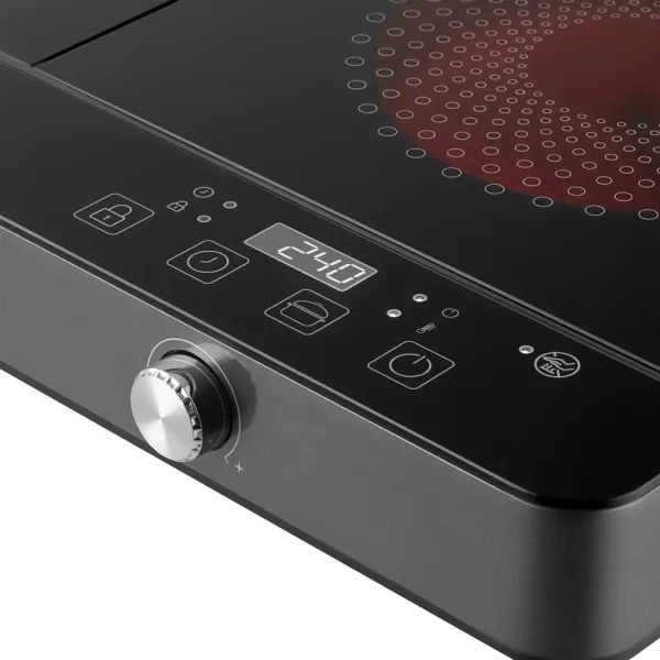 Plită cu inducție cu afișaj LCD, două ochiuri 3400W/230V Sencor