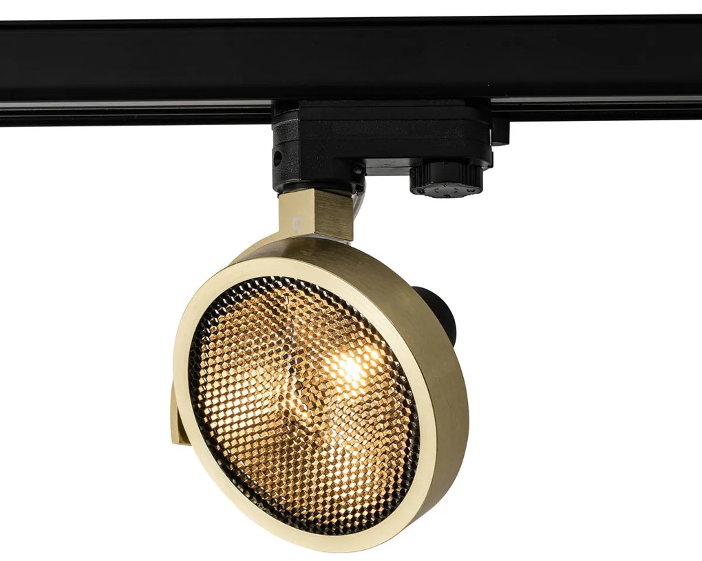 Spotlight modern pe șină trifazată auriu - Master 111 Honey