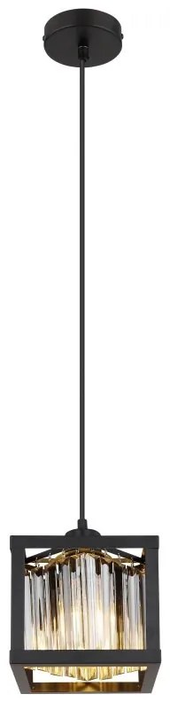 Pendul design modern Mathilde negru mat