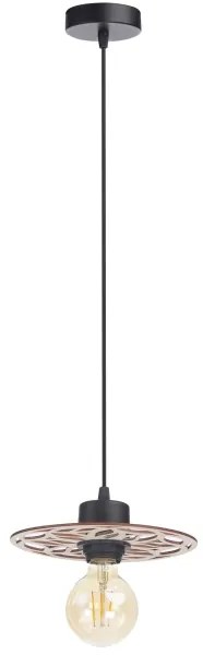 Lustră pe cablu FALCO 1xE27/60W/230V d. 20 cm bej