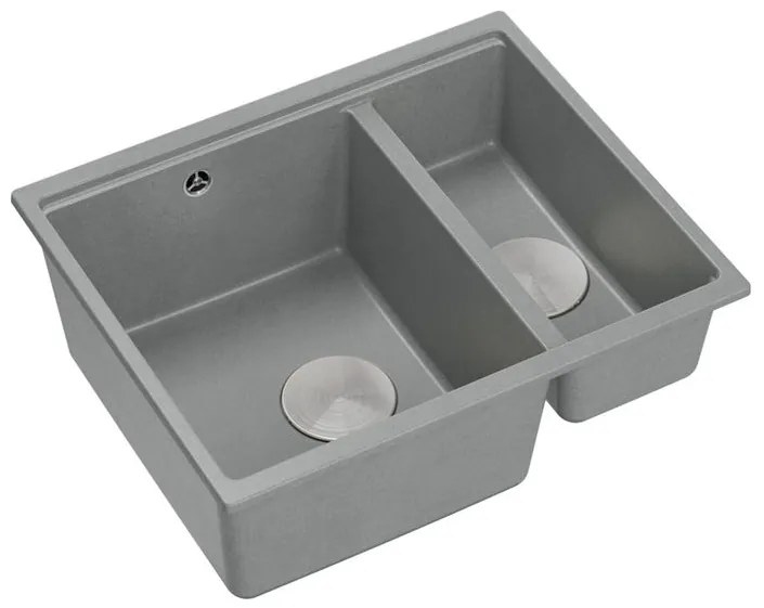 Chiuveta din granit Logan 150 gri metalic