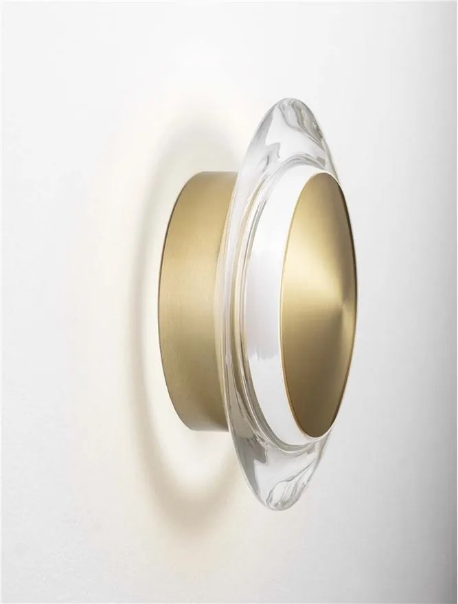 Aplica LED design decorativ AIRIDA Brass Gold
