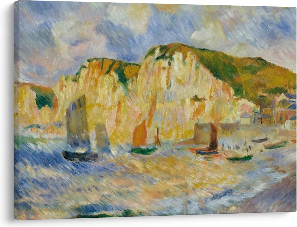 Tablou - Auguste Renoir, Sea and Cliffs, reproducere (70x50 cm)