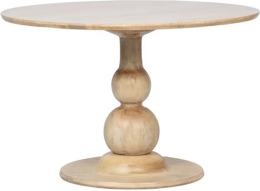 Masa rotunda natur ø120cm Blanco Mango Blank