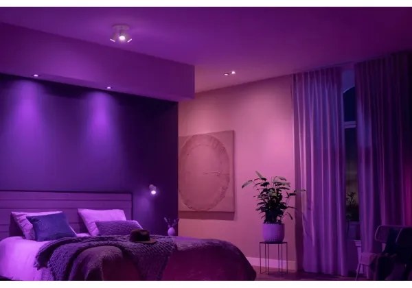 Spot LED RGBW dimabil Philips Hue FUGATO 3xGU10/5,7W/230V alb