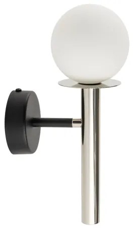 Lampă de perete DAISY 1xG9/12W/230V crom lucios/negru/alb