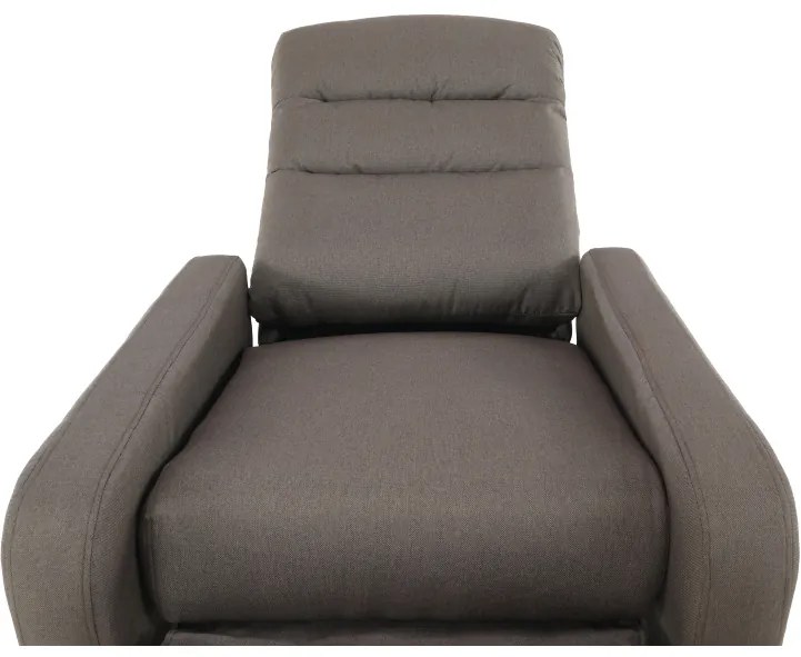 Fotoliu relaxant, maro, cu recliner manual, Bortis Impex