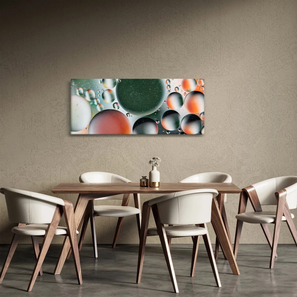 Tablou abstract - buline (120x50 cm)