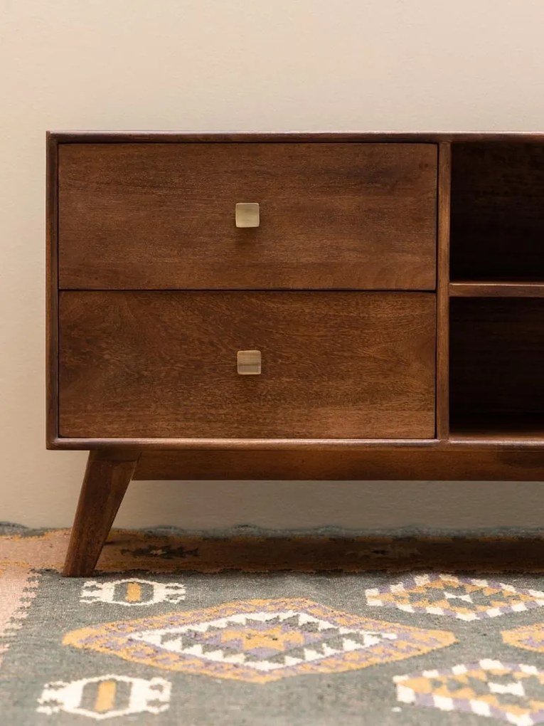 Comoda din lemn de mango, aspect vintage, Farrah