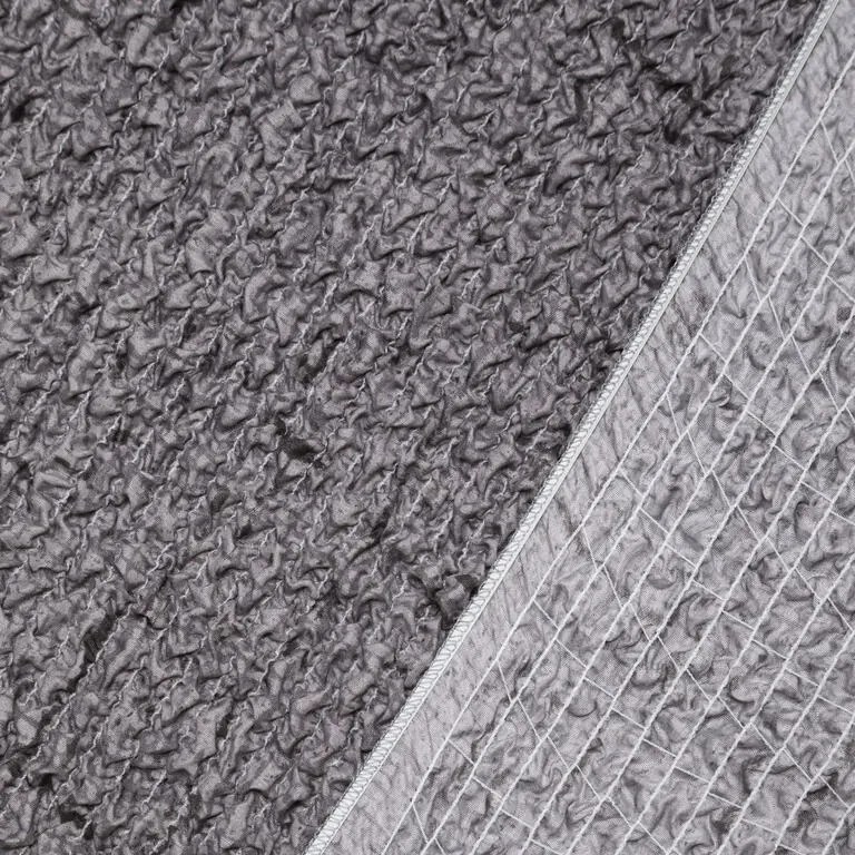 Huse bielastice VITTORIA gri canapea cu otoman dreapta (l. 170 - 300 cm)