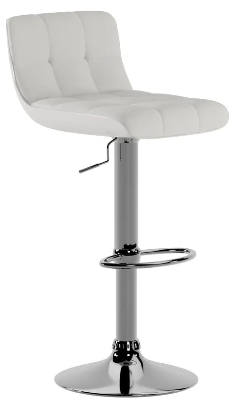 STONES Scaun din piele ecologică 36cm X 38.5cm H. 83/98cm | Aosom Romania