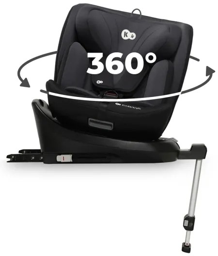 Scaun auto KINDERKRAFT I-360 i-Size (40-150 cm) negru