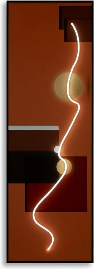 Tablou cu ramă/pe pânză imprimat 50x150 cm LED – Mauro Ferretti