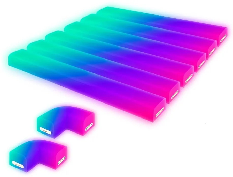 Brilo - Bandă LED RGBIC Smart Wi-Fi 24W 230V Tuya cu telecomandă