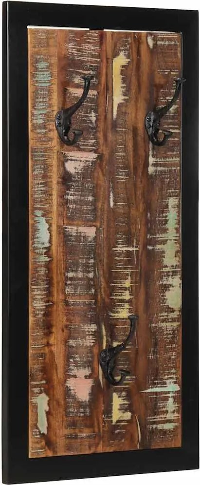 vidaXL Raft pentru haine multicolor 40x2x80 cm Lemn masiv recuperat