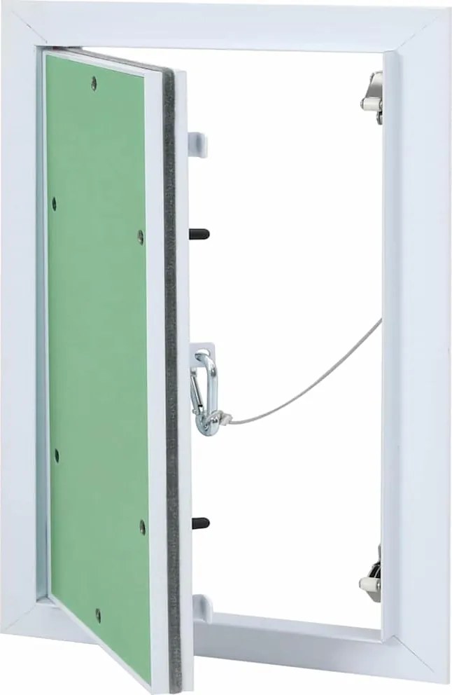 vidaXL Panou de Acces Verde și Argintiu 25 x 35 cm