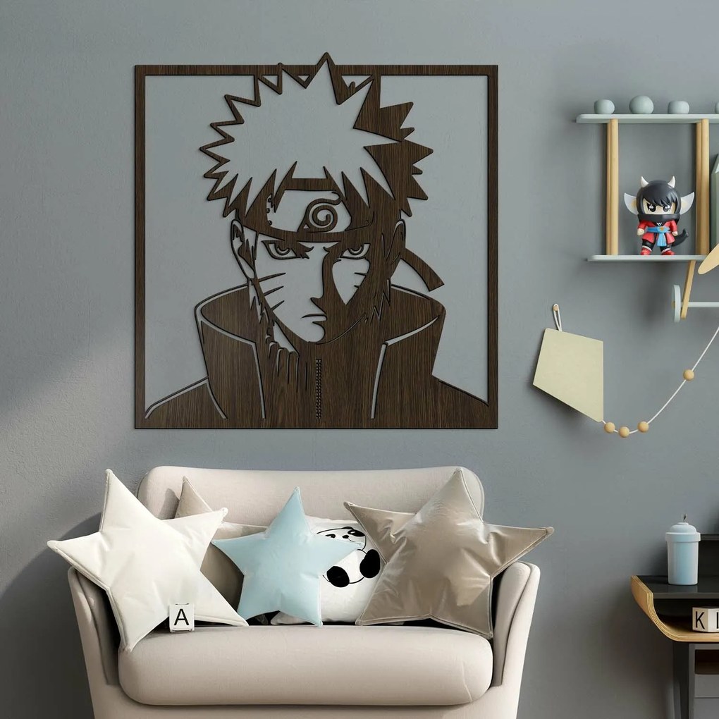 DUBLEZ | Tablou din lemn - Naruto