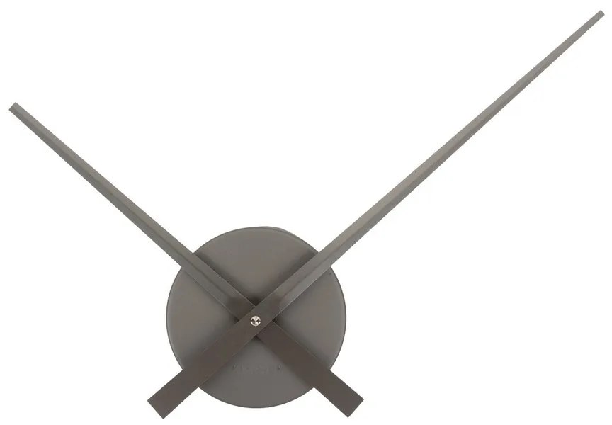 Karlsson 4348GY ceas de perete de design gri, 48 cm diametru