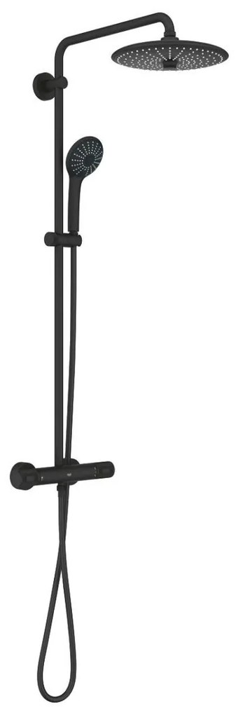 Grohe Vitalio Joy set de dus perete cu termostat da negru 26403KF2