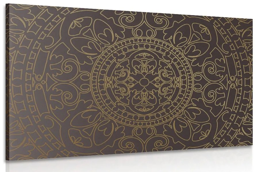Tablou ornament oriental din aur