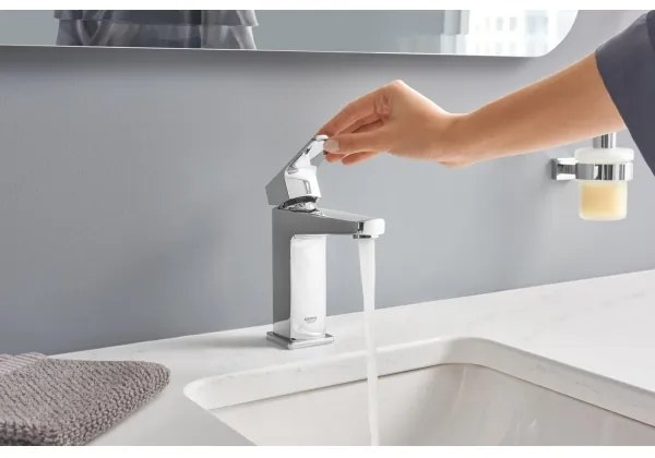 GROHE 40756001 - Dozator de săpun lichid ESSENTIALS CUBE, 160 ml, crom lucios