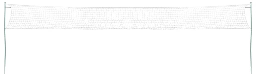 Set de badminton cu 4 rachete si plasa, 620x151 cm