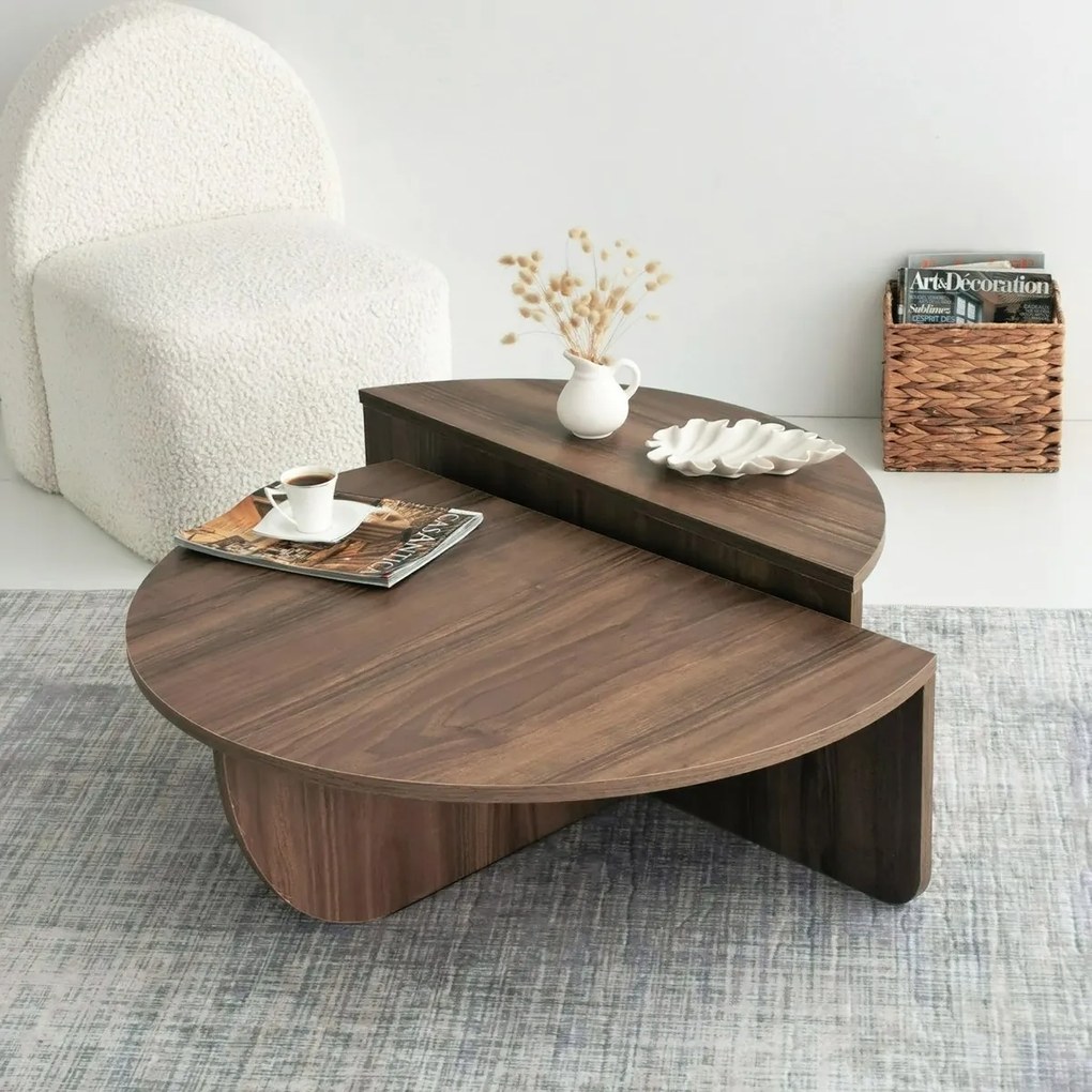 Măsuță de conferință Podium Walnut