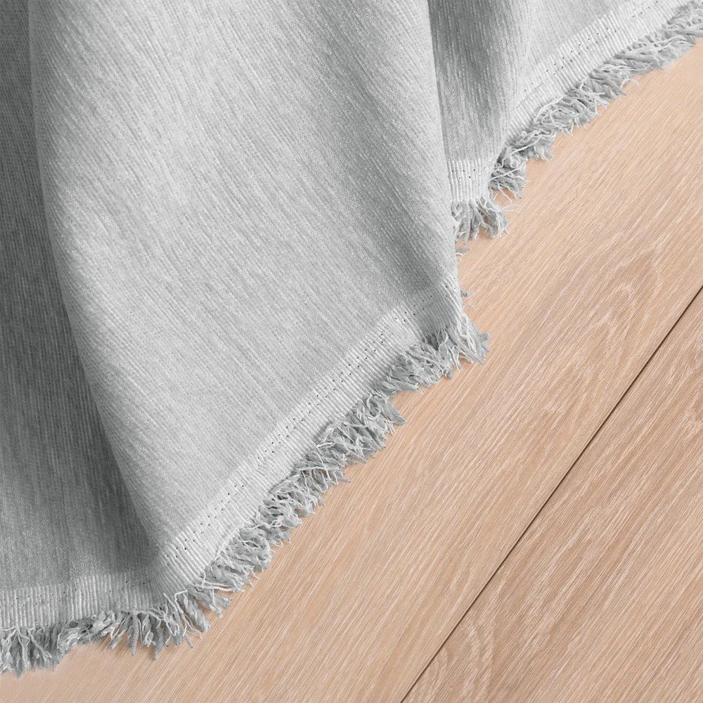 Cuvertură gri deschis din janilie 220x240 cm Talo – Filumi